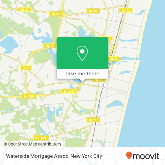 Waterside Mortgage Assoc map