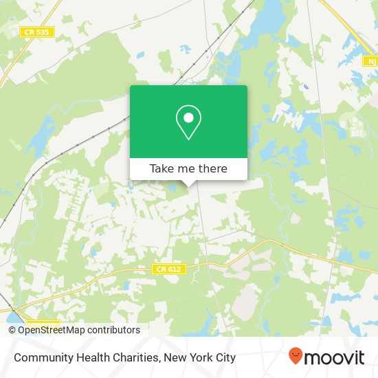 Community Health Charities map