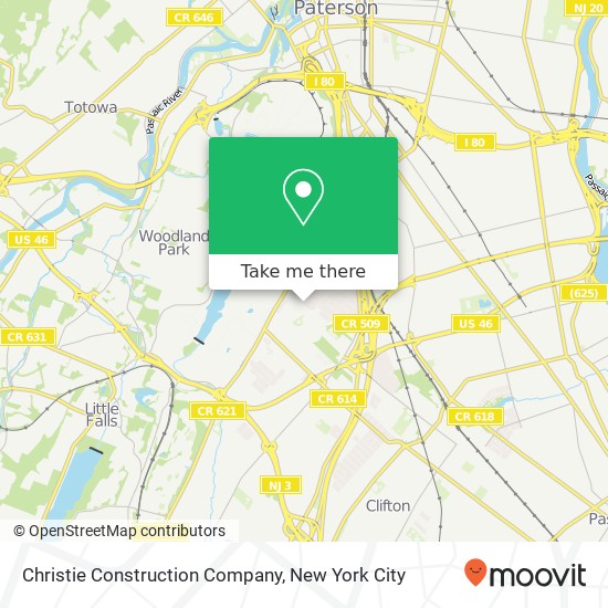 Mapa de Christie Construction Company