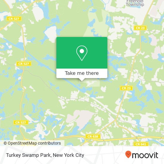 Mapa de Turkey Swamp Park