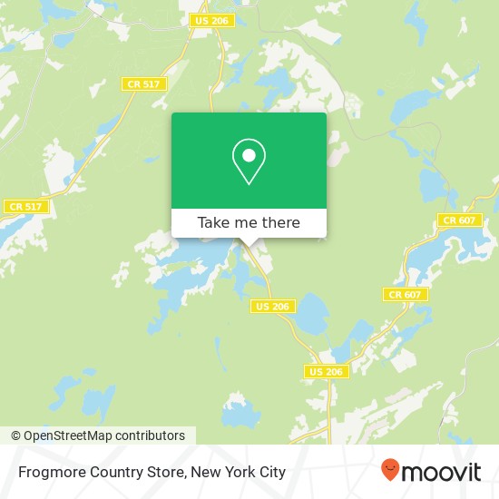 Mapa de Frogmore Country Store