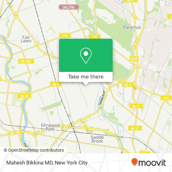 Mapa de Mahesh Bikkina MD