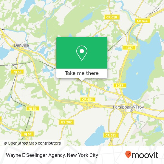 Wayne E Seelinger Agency map