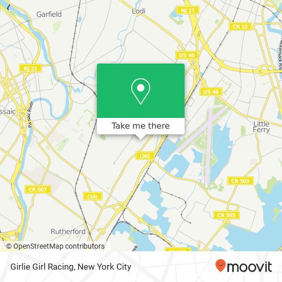 Girlie Girl Racing map