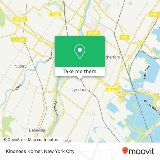 Kindness Korner map