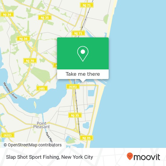 Slap Shot Sport Fishing map
