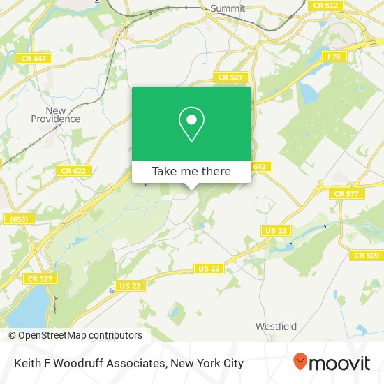 Keith F Woodruff Associates map