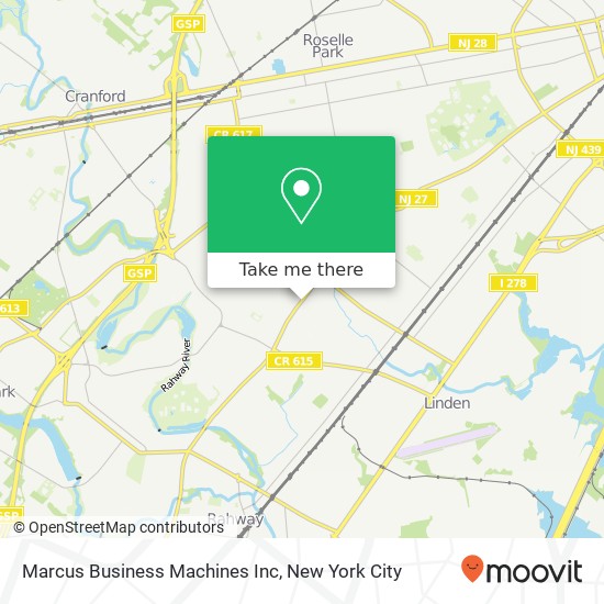 Marcus Business Machines Inc map