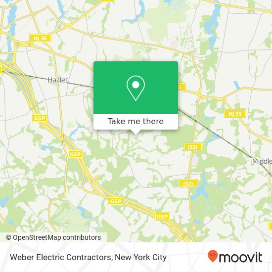 Weber Electric Contractors map