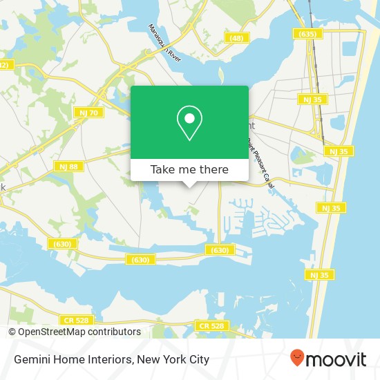 Gemini Home Interiors map