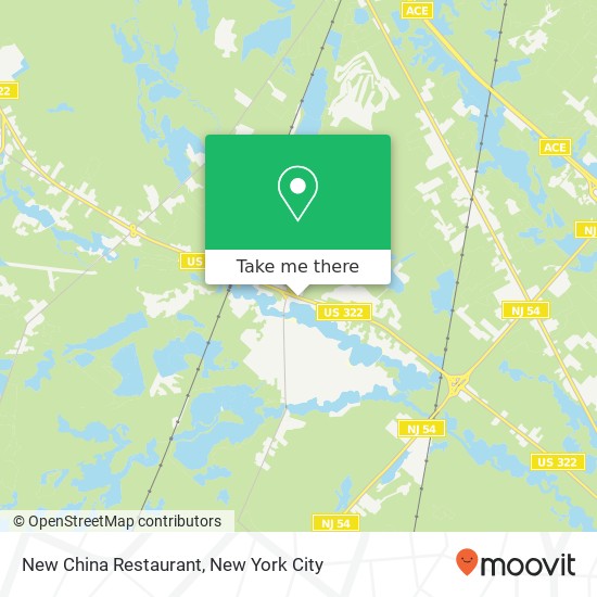 Mapa de New China Restaurant