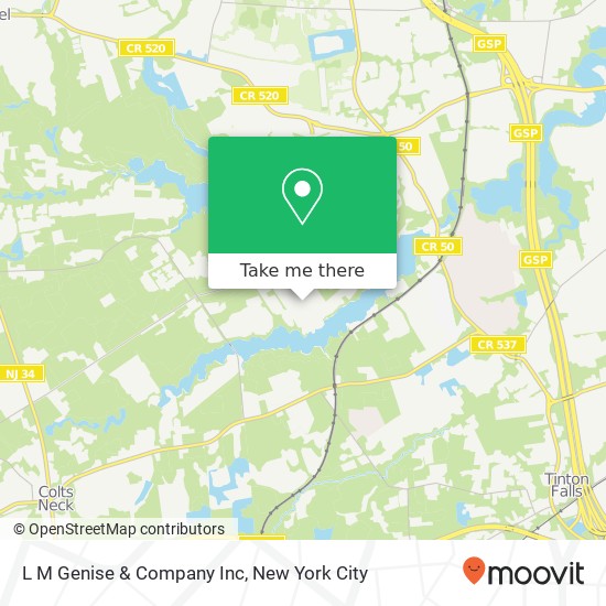 L M Genise & Company Inc map