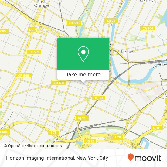 Mapa de Horizon Imaging International