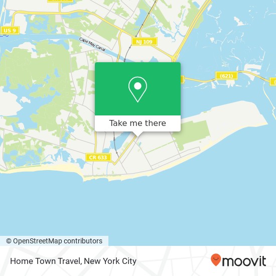 Home Town Travel map