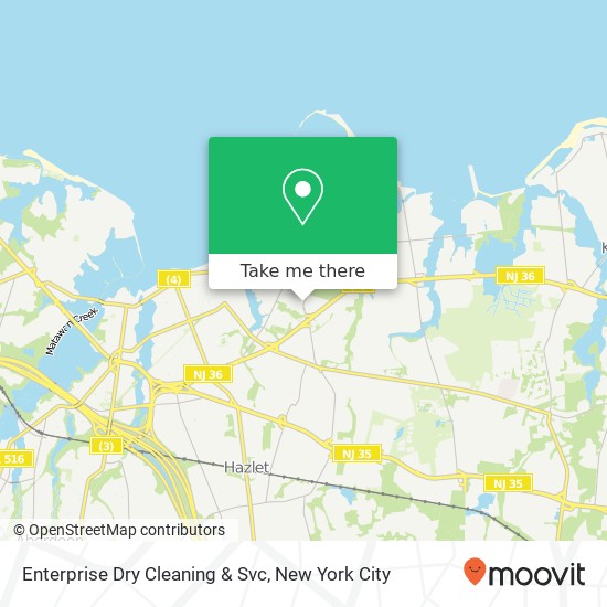 Enterprise Dry Cleaning & Svc map