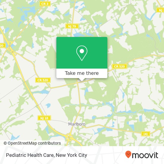 Pediatric Health Care map