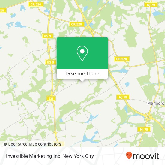 Investible Marketing Inc map