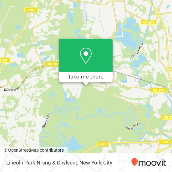 Mapa de Lincoln Park Nrsng & Cnvlscnt