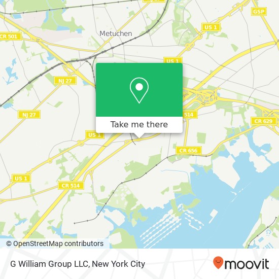 Mapa de G William Group LLC
