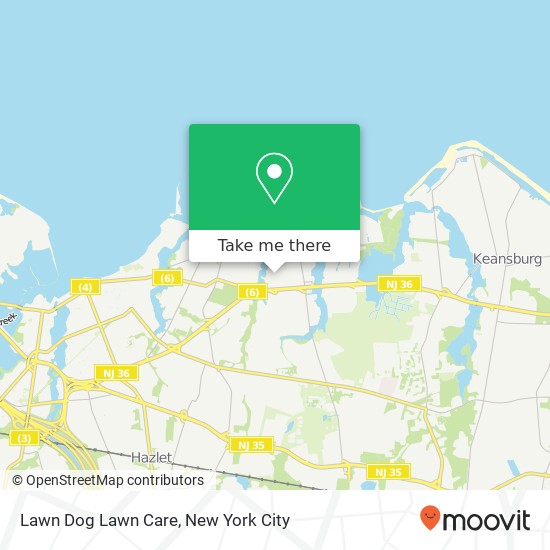 Lawn Dog Lawn Care map