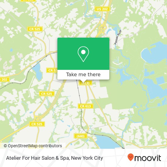 Mapa de Atelier For Hair Salon & Spa