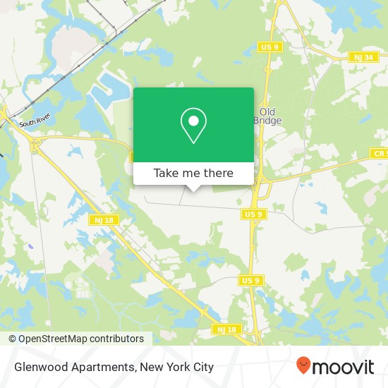 Glenwood Apartments map