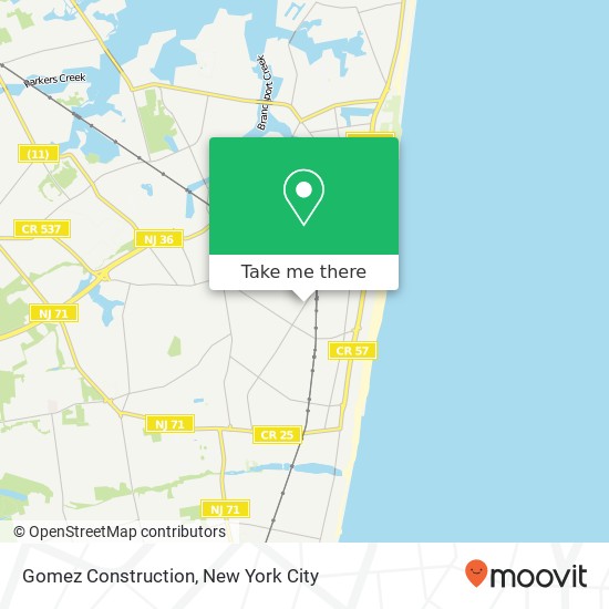 Mapa de Gomez Construction
