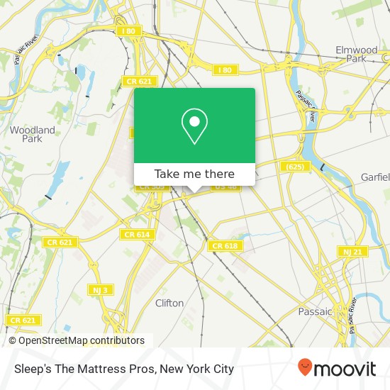 Sleep's The Mattress Pros map