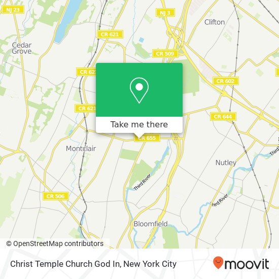 Mapa de Christ Temple Church God In