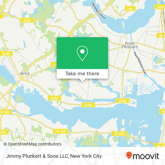 Jimmy Plunkett & Sons LLC map