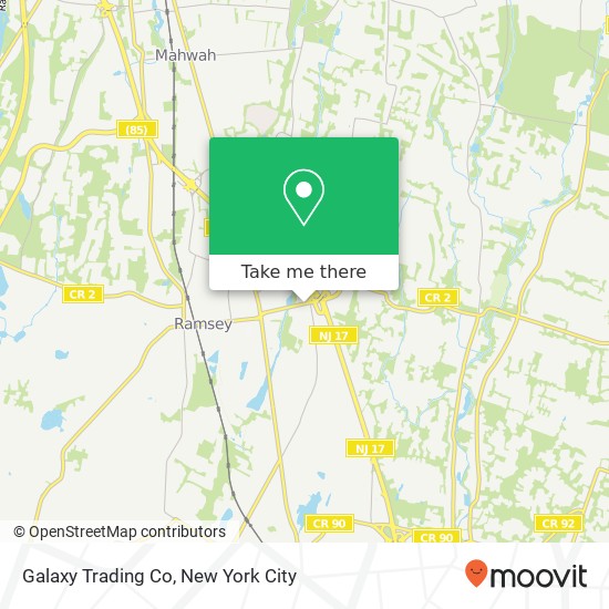 Mapa de Galaxy Trading Co