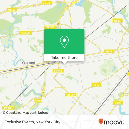 Mapa de Exclusive Events