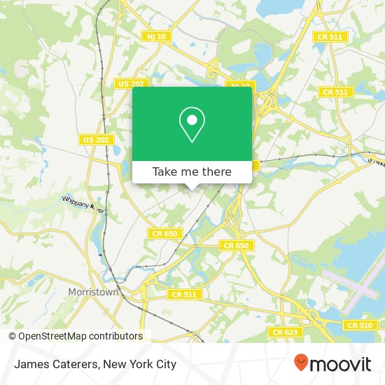 James Caterers map