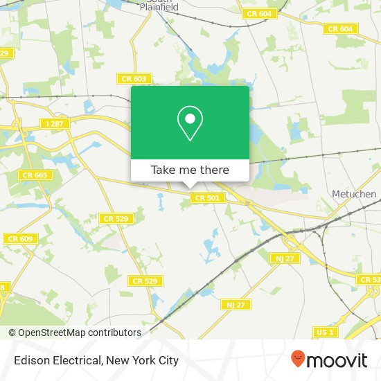 Mapa de Edison Electrical