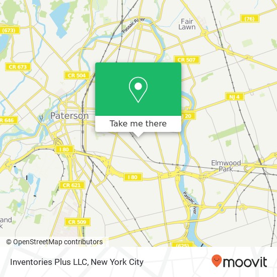 Mapa de Inventories Plus LLC