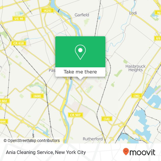 Ania Cleaning Service map