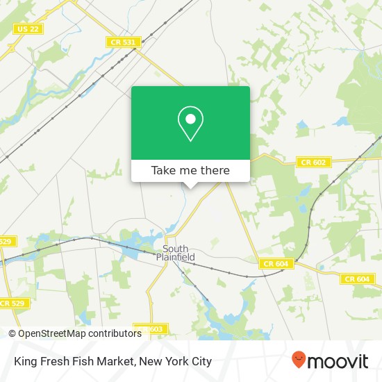 King Fresh Fish Market map