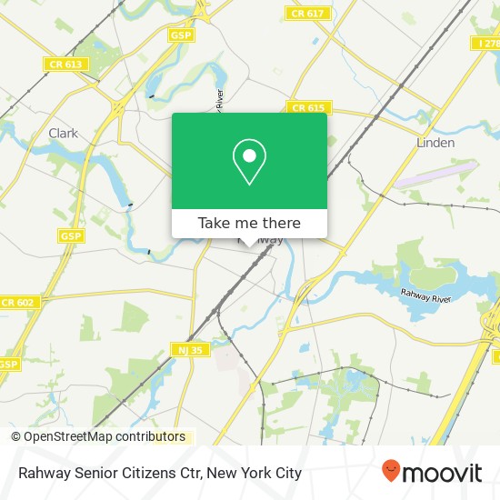 Mapa de Rahway Senior Citizens Ctr