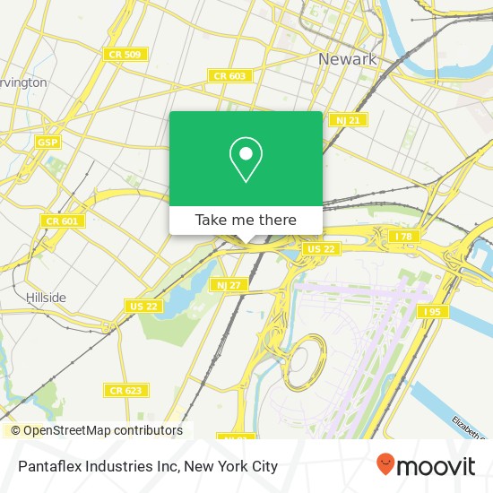 Pantaflex Industries Inc map