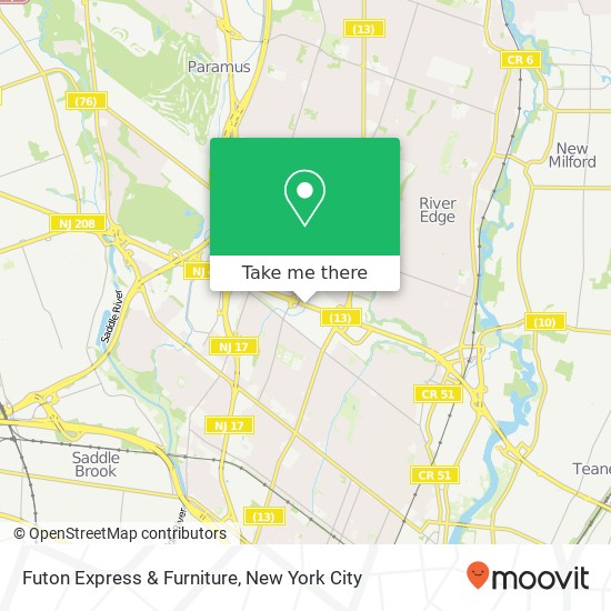 Futon Express & Furniture map
