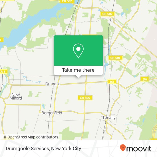 Drumgoole Services map