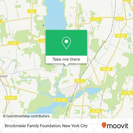 Brockmeier Family Foundation map