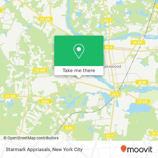 Starmark Appriasals map