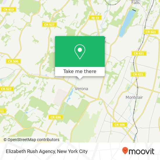 Elizabeth Rush Agency map