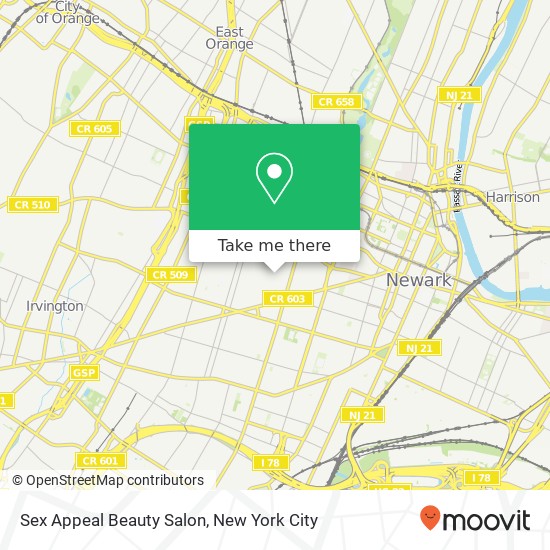 Mapa de Sex Appeal Beauty Salon
