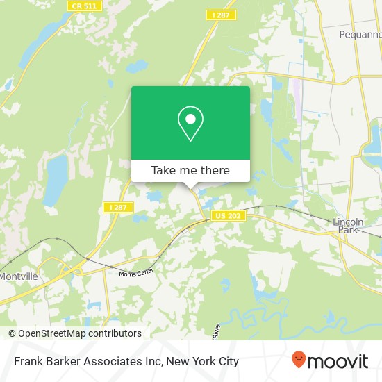 Mapa de Frank Barker Associates Inc