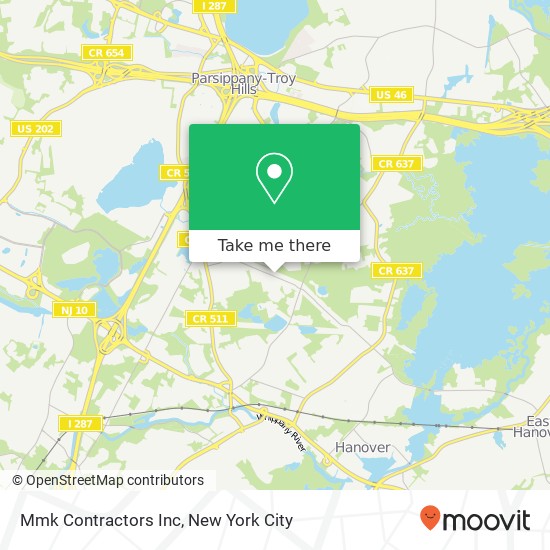 Mmk Contractors Inc map