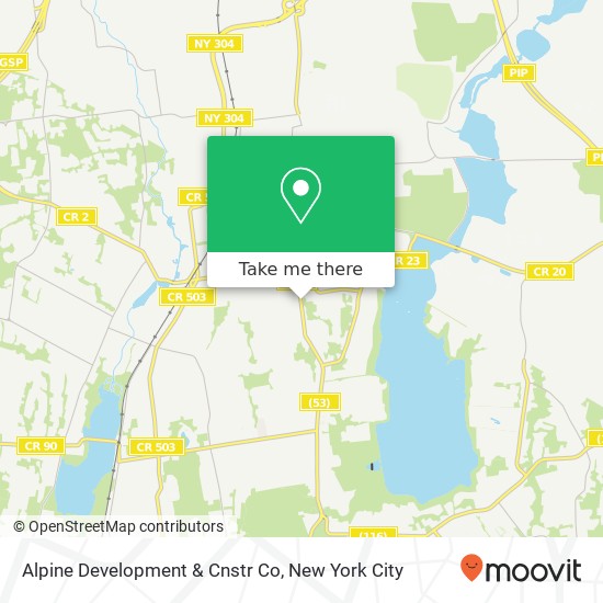 Mapa de Alpine Development & Cnstr Co