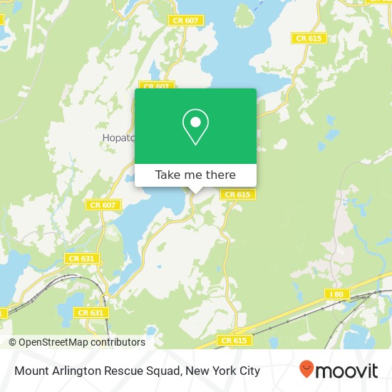 Mount Arlington Rescue Squad map