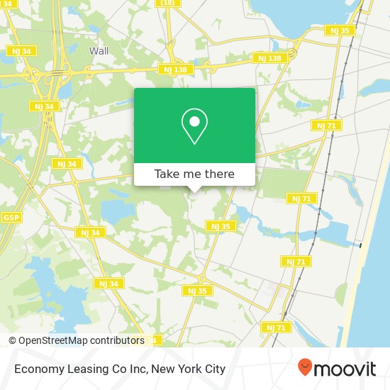 Economy Leasing Co Inc map